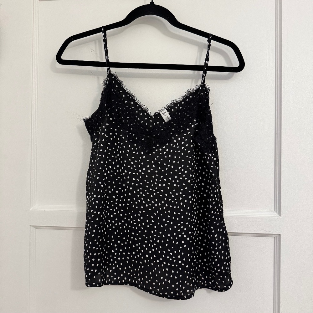 BP. Lace Trim Satin Camisole - Small
